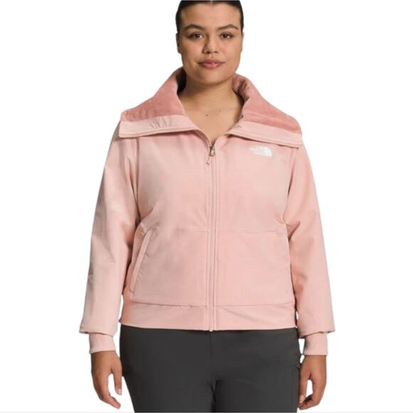 THE NORTH FACE Shelbe Raschel Bomber Evening Sand Pink- Women's Plus Size 2X New